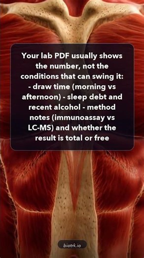 That "low testosterone" flag might be a timestamp problem, not a you problem. #Shorts