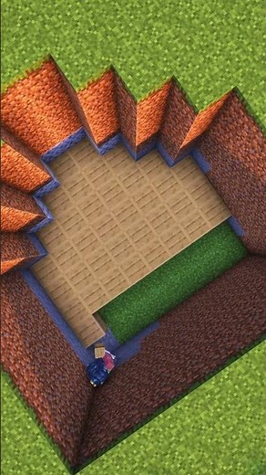 Minecraft Underground House🏠 #shorts