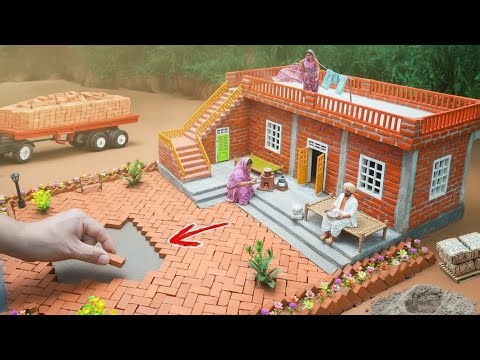DIY Mini Brick & Cement House Construction | Step-by-Step Science Project 🧱🏠