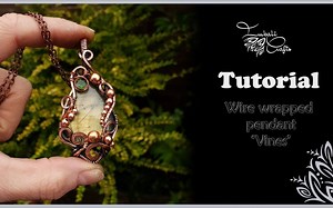 【绕线教程-ImbaliCraft】万物皆可包：Simple wire wrapped pendant