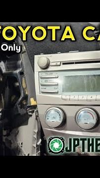 2009 toyota camry radio removal replacement