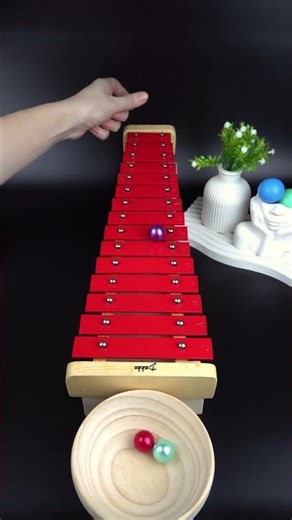 Bouncing Beat Balls #xylophone #asmr