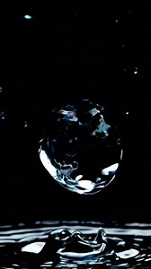 Water Splash Closeup | Premium Stock Video Footage