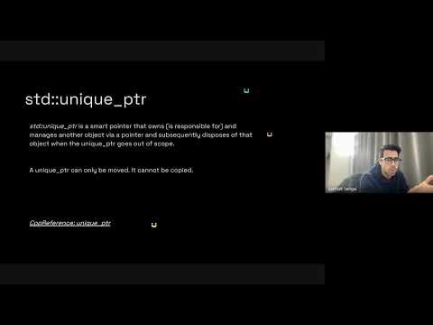 Session 1: Implementing unique_ptr in C++