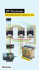 Auto-coupling step-down starting main circuit... #followersreels #Elecctronic #electrial #DPElecctronicfollow | 𝐃𝐏 𝐄𝐥𝐞𝐜𝐜𝐭𝐫𝐨𝐧𝐢𝐜