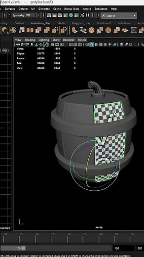 Transfer UVs in Maya Instantly! | Maya Modeling Tips 🔥 #maya3d