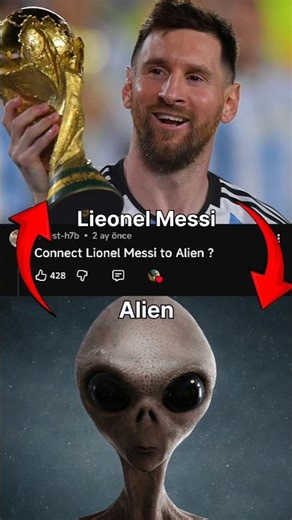 connect Lionel Messi to Alien ?