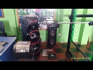 LG RN9 e CJ44 tocando juntos na academia pelo wireless link.