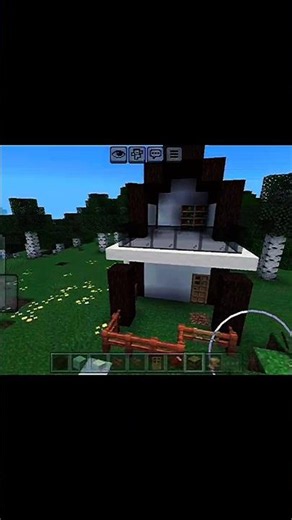 Minecraft: Easy Modern House Tutorial (Step-by-Step) #shorts #minecraft
