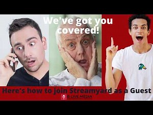 How do I Join Streamyard as a Guest