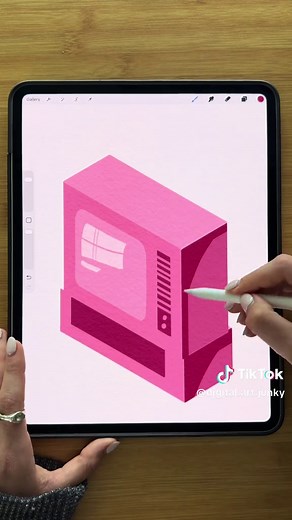 Easy Isometric Drawing Tutorial in Procreate