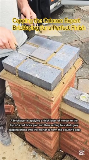 Capping the Column: Expert Bricklaying for a Perfect Finish