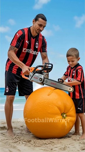 12K views · 1.1K reactions | Ronaldo’s Son VS Ibrahimovic Son Fruit Animals Motorbikes Race, who will win? #reels #football #soccer #ronaldo #messi | Football Editz | Facebook