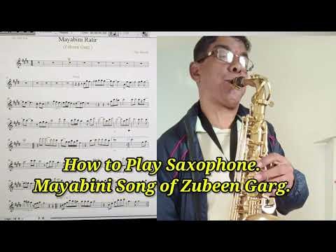 How To Play The Alto Saxophone For Beginners /Rajesh Budaprithi.