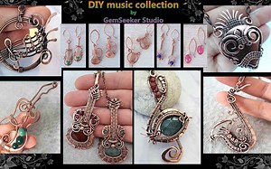 GemSeeker Studio的吊坠 耳环 教程合集