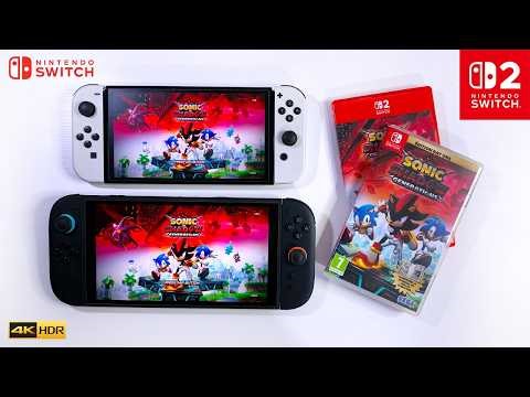 Sonic X Shadow Generations Nintendo Switch 2 vs Nintendo Switch OLED