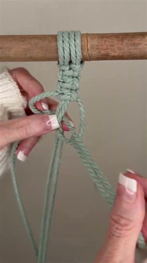 Easy Macrame # 3 - Continuous Square Knots