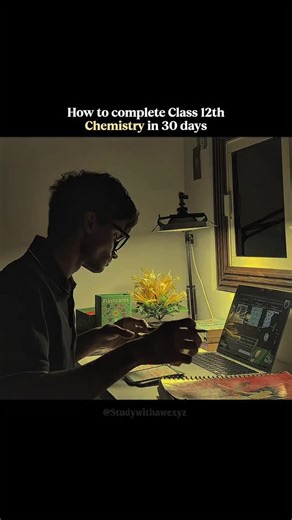 Awez | Studygram & Motivation 🫧 on Instagram: "🔥 30-Day Chemistry Board Prep Plan 🔥 ⏱ Study 5–6 hrs/day (2–3 focused sessions) 📘 WEEK 1 – Physical Chemistry Day 1–3: Solutions Day 4–6: Electrochemistry Day 7: Chemical Kinetics + Revision 📗 WEEK 2 – Physical + Organic Basics Day 8: Surface Chemistry Day 9–10: Haloalkanes & Haloarenes Day 11–12: Alcohols, Phenols & Ethers Day 13: NCERT Questions + Revision Day 14: Test (Week 1–2) 📕 WEEK 3 – Organic Chemistry Day 15–16: Aldehydes, Ketones & C