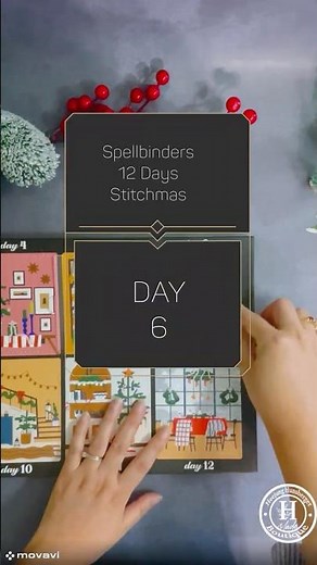 Spellbinders 12 Days of Stitchmas Day 6