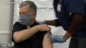 Cardinal Cupich leads COVID vaccine push after Catholic Church controversy