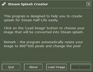 Steam Splash Creator addon - Half-Life