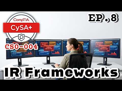 Full CySa+ (CS0-004) EP8 | Incident Response Frameworks & Detection