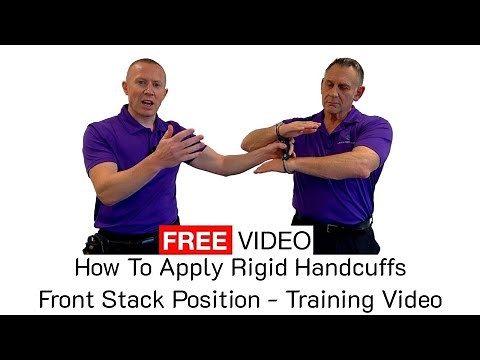 Applying Rigid Handcuffs in the front stack position
