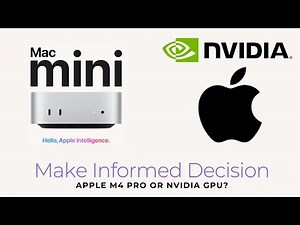 Mac Mini M4 Pro or NVIDIA GPU? Make Informed Decision