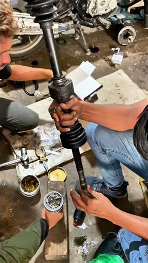 How to fixed new cv joint with axel!#cvjoint #axel #cars #mechanicals