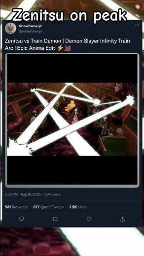 Zenitsu vs Train Demon | Demon Slayer Infinity Train Arc | Epic Anime Edit ⚡🚂 #shorts #animeedit