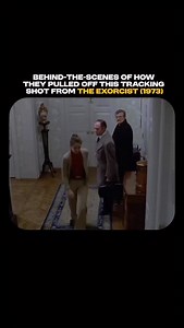 No Steadicam? Build a custom chair rig 😎✅ In the days before the Steadicam, The Exorcist’s cinematographer Owen Roizman and his crew literally built a custom chair-rig - suspended from ceiling tracks and hoisted by pulley - to carry the camera up a winding staircase and follow the actors in one seamless shot. | Guerilla Filmmakers