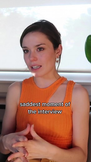 saddest moment of the interview