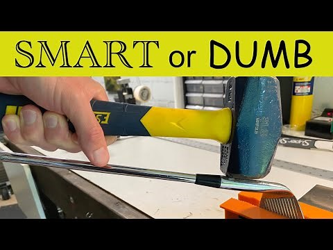 BENDING GOLF CLUBS WITH A HAMMER??