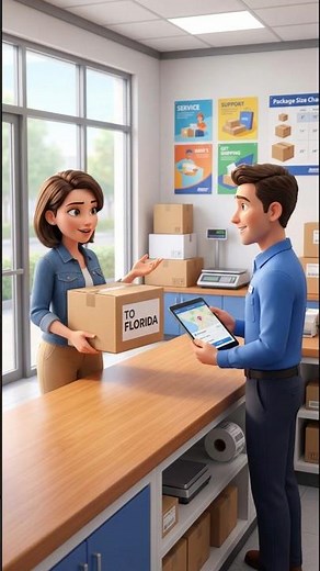 How to Send a Package Abroad | Delivery Agency English Conversation | International Shipping English