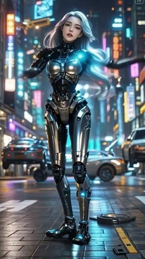 Girl Robot Dance – Stunning AI Moves Like Never Before! 🤖💃#robots #robot