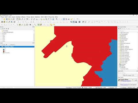[QGIS] Rasterize (Vector to Raster)/ how to convert shapefile to raster in QGIS 向量資料網格化