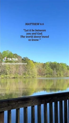 Let it be between you and God..