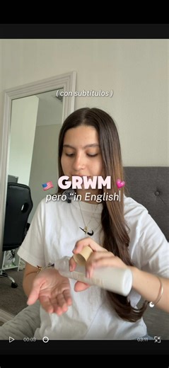 GRWM pero en inglés y algunos consejos para aprender!! 💗 #grwm #fyp #ingles #fyp #longervideos