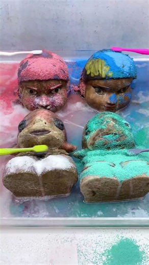 CLEANING SQUISHY ASMR🦈🦈Tralalerotralala＆👧👧Squid Girl#asmr