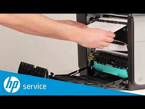 Clear paper jam from tray 1 | HP OfficeJet Enterprise Color MFP X585 | HP