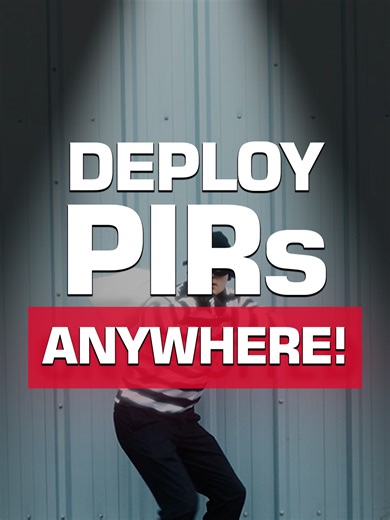 Scare off Burglars using Wireless PIRs! Battery-powered PIR sensors give us motion detection exactly where we need it — without running cables. They’re quick to install and easy to move, without running wires. If an unwanted visitor visits our site after hours, we can trigger lights from motion in any zone! Where could you deploy these wireless PIR sensors? #pir #motionsensor #motion #lighting #iot #engineering #radio