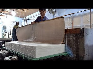 Korean Traditional Paper Mill. Amazing Paper Mass Production Process