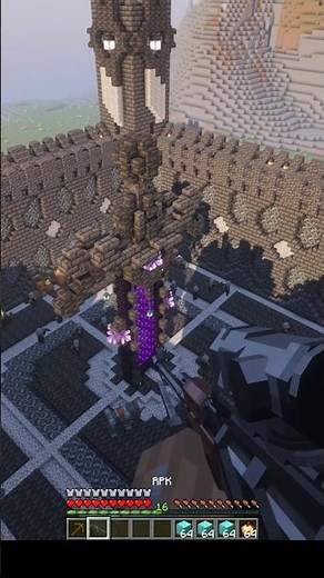 They Took My Castle. Bit Mistake 🏰 #minecraftbuilding #minecraft