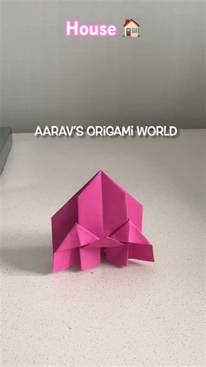 How to fold an easy origami house 🏠 for beginners | step by step | #diy #origamiart #papercraft