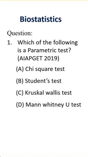 Biostatistics PYQ Series | Frequently Asked Exam Questions