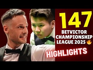 David Gilbert Makes 147! | BetVictor Championship League Snooker 2025 Highlights