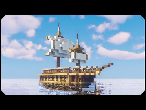 Minecraft: How to build a Ship [Tutorial]