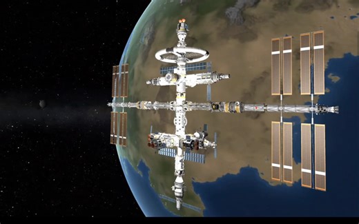【KSP】坎宫空间站任务全回顾！高燃混剪！