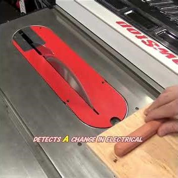 The Table Saw That Stops in 3 Milliseconds Before Cutting Your Hand 😱.