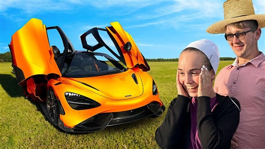 We drove an Amish family in a supercar
